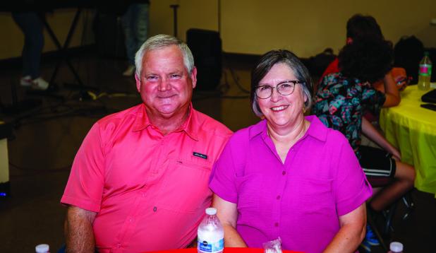 First United Methodist Church Pastor Harrell Braddock and wife Jan attend the H.O.M.E. gala and silent auction. Pastor Braddock is one of the founders of the program and a current board member. Photo by Will Sadler