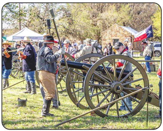 Fort Belknap plans for new blacksmith shop, cannon cover