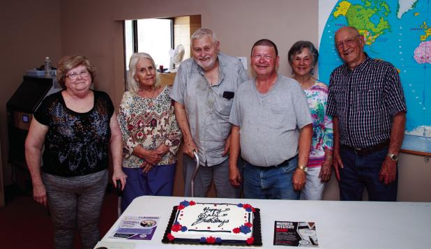 Our friends over at the Olney Cub Center celebrated July Birthdays with a cake in memory of Elison by the Assisted Living & Memory Care of Graham and ice cream by Lunn Funeral Home. Those celebrating were James Wiley, Dan Winningham, Edwana Fikes, How