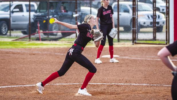OHS Lady Cub #1 Kynlee Lauderdale will bring power and accuracy to the starting pitcher position this season. Photo by Will Sadler