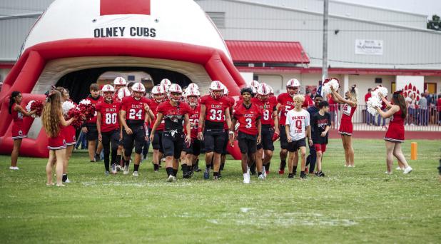 The OHS Cubs take the field against rival Petrolia Pirates, the Cubs fought hard but could not secure the win, losing to Petrolia 8-40. Photo by Will Sadler