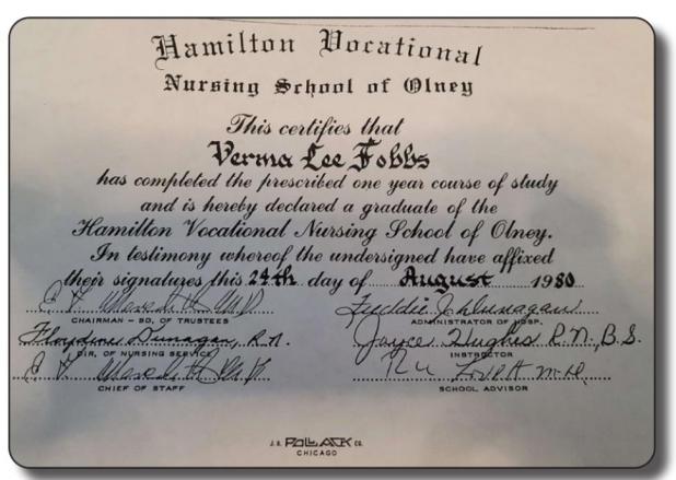 George B. Hamilton School of Nursing