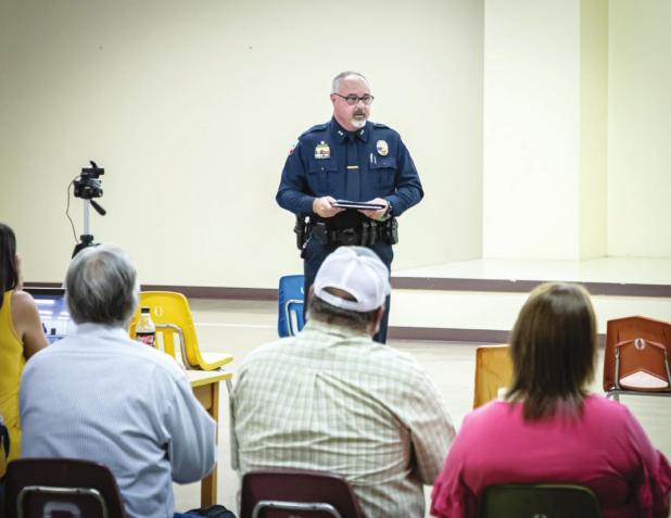 Great Turnout for the City’s Meet the Chief, Aug. 18