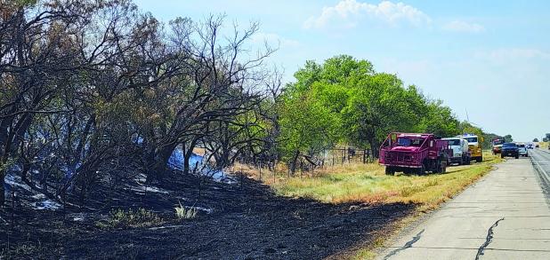 OVFD fights large grass fires off State Hwys 79, 114