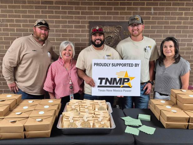 Texas-New Mexico Power sponsored the Back to School luncheon for Olney ISD teachers. The luncheon was catered by The Well & Table, a new Christian cottage-based catering company in Olney. Photo courtesy of Olney ISD