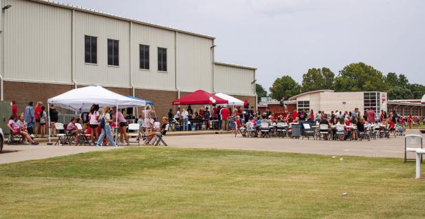 The Olney Cubs community showed up in force to make sure the Olney Athletic Booster Club’s first annual Tailgate and Tacos event was a complete success. Photo by Will Sadler