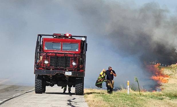Olney VFD joins state, U.S. battle on Campbell Ranch fire