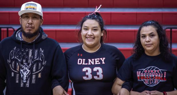 Olney High School celebrates Varsity Volleyball Senior Night