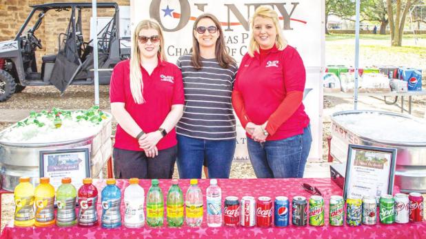 Olney Chamber and K.O.B. host booth at Crawfish & Cannons