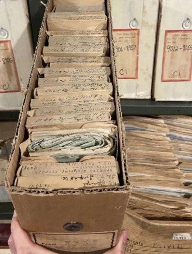 District Clerk asks Commissioners to preserve historical records