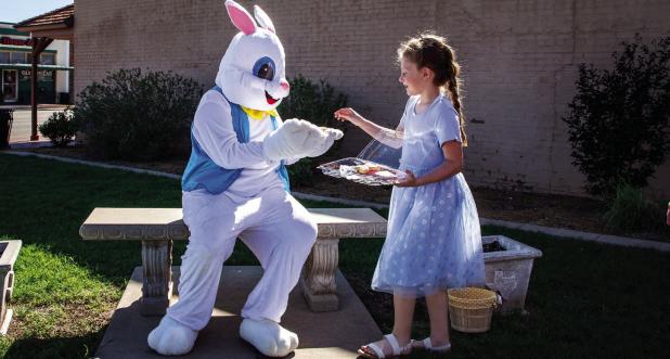 Olney Chamber Invites Easter Bunny to Olney