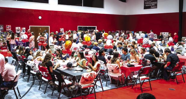 The OHS Athletic Banquet was so popular they ran out of tables but plenty of seats were available and everyone had a place to sit and enjoy the evenings celebrations. Photo by Will Sadler