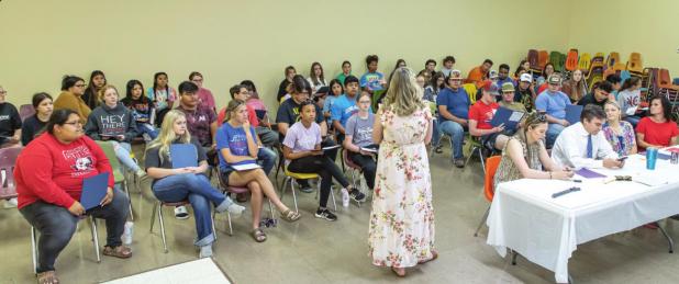 OHS, NHS seniors learn about Real World in simulation