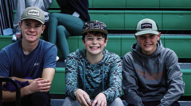Student youth night was cancelled after the game had been rescheduled throughout the week due to snow storms but that didn’t hinder the youth from enjoying the varsity games and supporting their varsity counterparts. Photo by Will Sadler