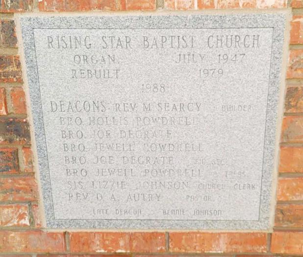Black History Month: Rising Star Church Up from the ashes