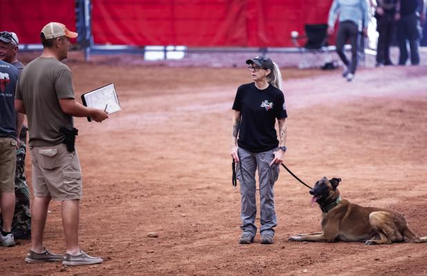 Cpl. Wright, K9 Bond compete in Wichita Falls