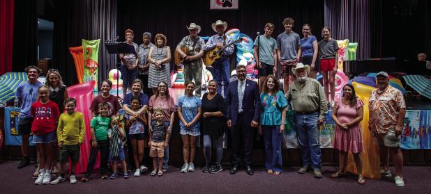 The Cub Center variety show included more than 17 acts performing for donations to the Cub Center. Photo by Will Sadler