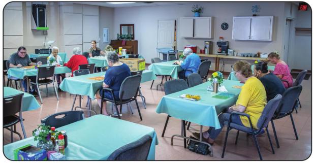 What to do on a hot day in Olney? Senior Cub Center BINGO