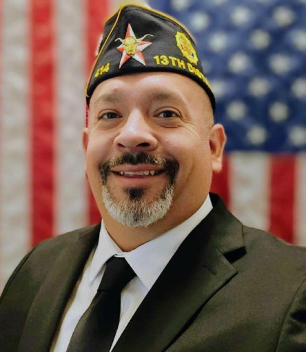 American Legion Post 414 Cmdr Chris Garcia