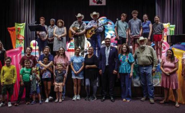 Olneyites with talent took the stage last yera to help the Olney Senior Cub Center raise money for its feeding programs. This year, the Cub Center hosts its Second Annual Variety Show on July 13 at 6:30 p.m. Photo by Will Sadler