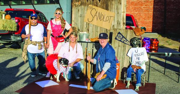 First State Bank’s Sandlot trunk won first prize in the Chamber’s contest. Photo by Gina Keating