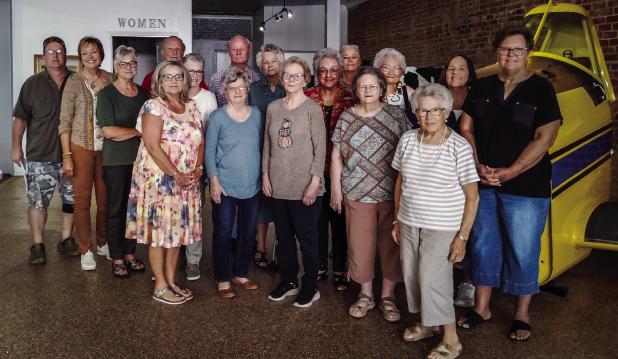 Olney’s retired teachers met at the Olney Heritage Museum last week to plan out their year. Back L to R: Darrell Woolley, Kim Bishop, Lana McQuerry, Dale Lovett, Candy Key, Gerald Butler, Rosalee Craig, Gloria Krueger, Susie Wallace, Ernestine Heller, D