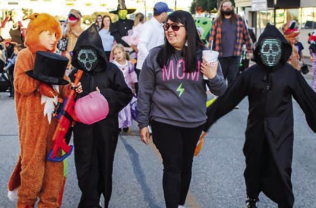 The Olney Chamber of Commerce’s annual Halloween Parade and Trunk or Treat event drew one of the largest crowds in the event’s history, Chamber director Kimberly Smith said. Revelers marched down Main Street to the Trunk or Treat event at the Gazebo. 