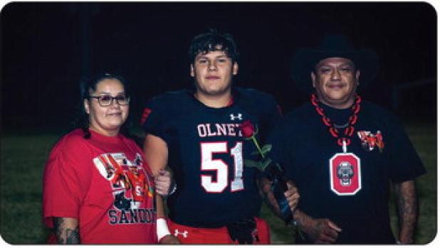 Ricco Sandoval Escorted By: Adriana and Freddie Sandoval. Activities: Football, band, powerlifting, baseball, and track. Favorite Memory: All of the team meals and having fun with my teammates throughout high school. After Graduation: Undecided. Advice Fo