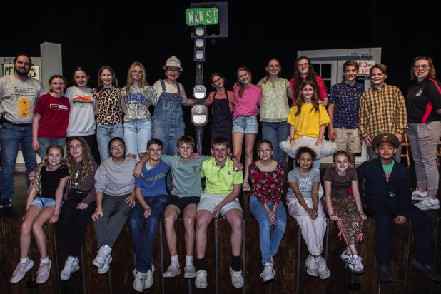This year’s Troupe for the OJH OAP: TRISH-Leigha Hampton, BARB-Ella Richards, SALLY-Denalee Wales, JIM-Trent Berngen, CLARA-Clara Symank, MELVIN-Miles Branum, CASEY-Carleigh Symank, RUNAWAYChloe McPhie, PRODIGAL DAUGHTER-Keela King, KID 1-Magnolia Caffe