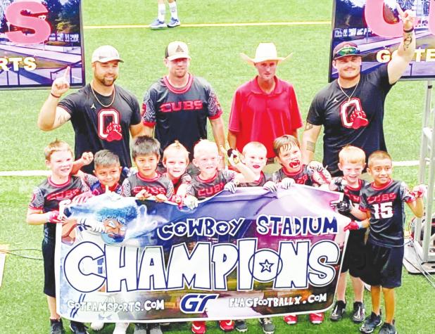 Cub Champions in Little League Flag Football