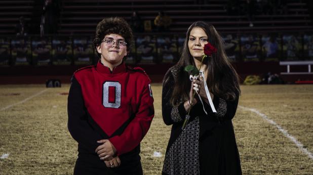 Nate Elmore Escorted By: April Brown Activities: POOHS - 4 years, marching band, UIL-Comprehensive, OAP - 2 years.
