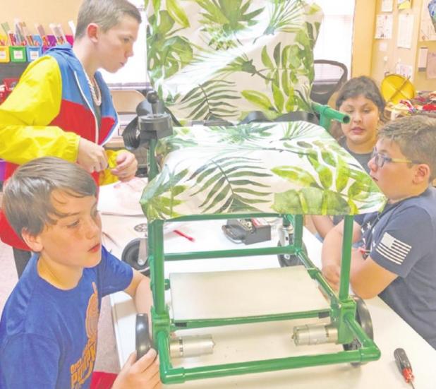 ODCS students build wheelchair