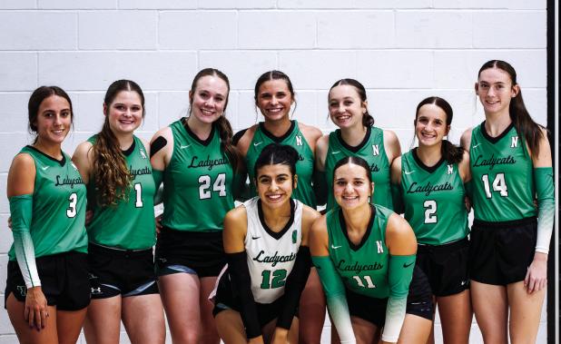 Your 2025 Ladycats Varsity Team: #1 Camren Mallory, #2 Kinsey Hawkins, #3 Grayson Nunez, #8 Kenzie King, #11 Emma Hawkins, #12 Flor Carranza, #14 Aubree Clayton, #22 Kinzee Forbus And #24 Sophie Terrell. Photo by Will Sadler