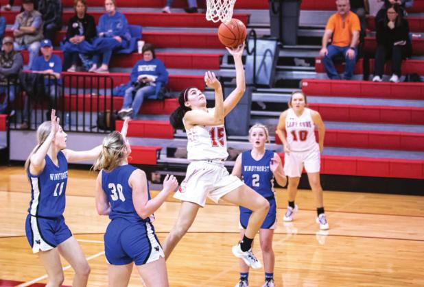 Lady Cubs Played with Heart Against the Lady Trojans