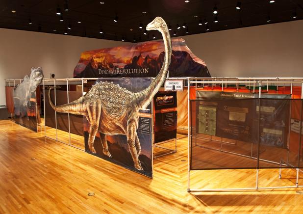 The Dinosaur Revolution exhibition, an interactive experience for kids and adults, will be at The Old Post Office in Graham from Aug. 9 through Oct. 25. Photo provided by The Old Post Office