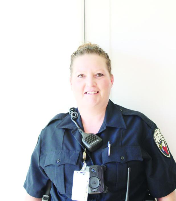 Officer Hagane Beck, who hails from Jacksboro, joined the Olney Police Department on Monday, Nov. 24. Photo by Gina Keating