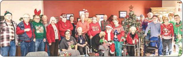 Sr. Cub Center celebrates Christmas with Santa