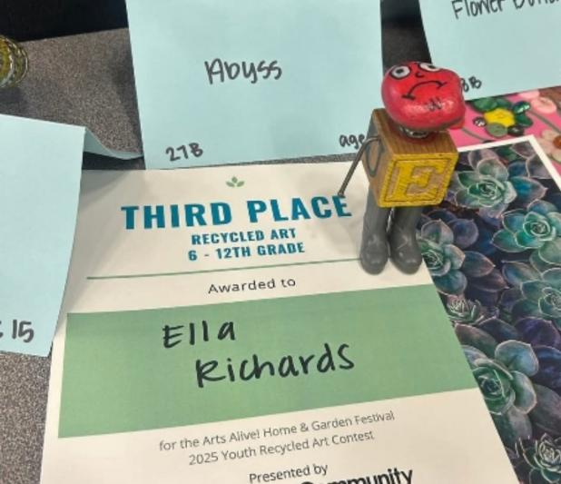 OISD Competes in Recycled Art Contest