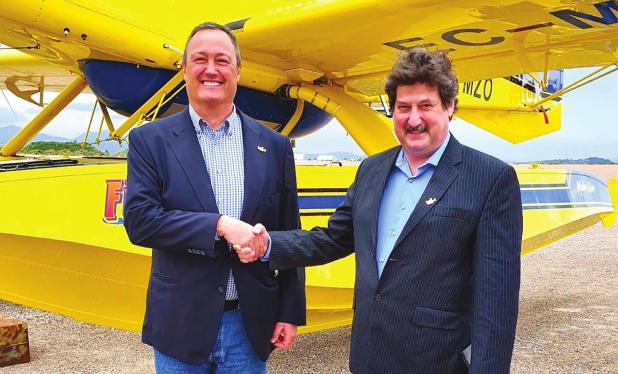Sweden’s wildfire defense expands with Air Tractor scooper water bombers