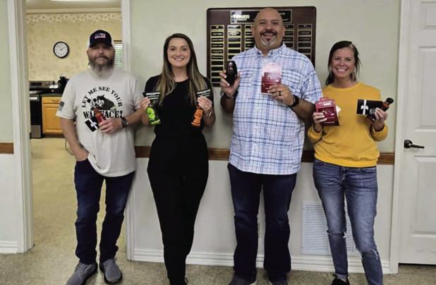 The winners of Tower Extrusions’ 15th Cinco de Mayo salsa contest were: (Hot) 1st place Stacy Cauthen, 2nd Laci Tate, 3rd Audrey Donnell; and (Mild): 1st place Laci Tate, 2nd place Chris Garcia, and 3rd place Audrey Donnell. !Felicidades, ganadores! Pho