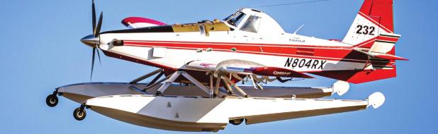 Firefighting plane tested at Graham Airport