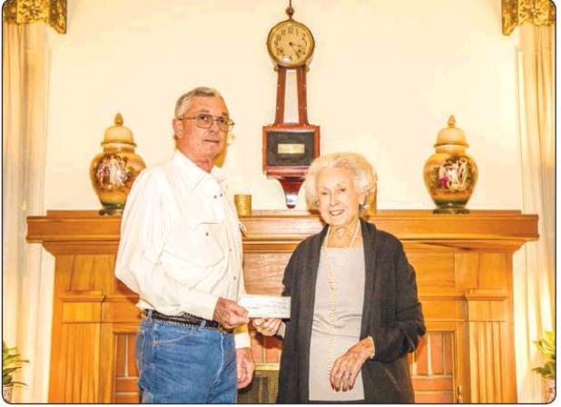 Precinct Chairman Burgess and Mrs. Atchley talk 1950s politics and the 2019 Republican gala