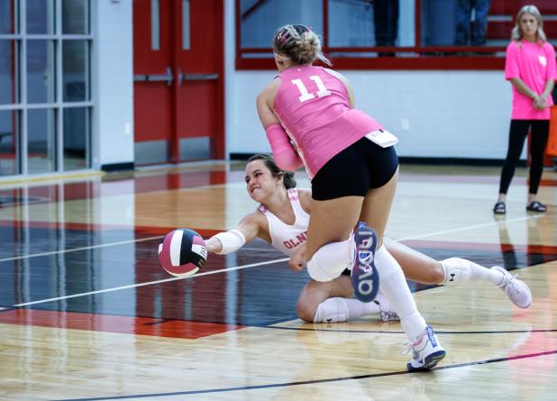 Lady Cub #19 Braelyn Casteel is the teams Libero for good reason and the Queen of Digs! The Libero is a special position on a volleyball team whose key role is keeping the ball alive, by often diving at the ground putting herself in between the ball and t