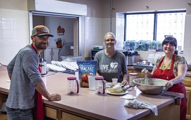 Pancakes at the Sr. Cub Center