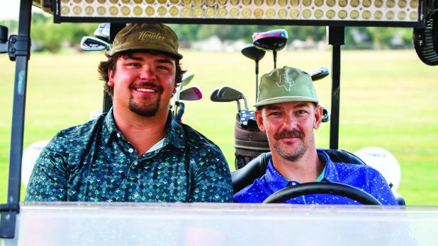 Olney was well represented this season in the McClatchy Tourney with many local golfers and Olney Alums like Jordan Jacoba [L] and Bear Glaze, both Olney High School graduates. Photo by Will Sadler