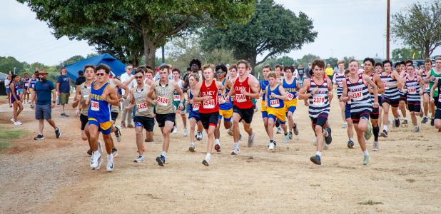 The Olney Invitational Cross Country Meet has grown bigger each year as word spreads about the OHS course at the Olney Country Club. The varsity boys bolted past spectators fast enough to be missed if you blinked. OHS Cubs Jaxxon Laurent and Wesley Symank
