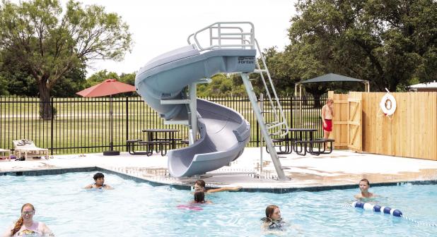 Slide puts finishing touch on City pool