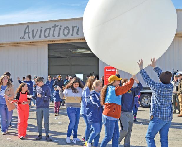 Open Door Christian School students launches high-altitude balloon