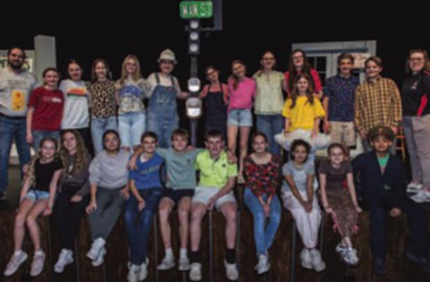Olney Junior High School’s One Act Play troupe won at District this year. This year’s cast and crew included: TRISH-Leigha Hampton, BARB-Ella Richards, SALLY-Denalee Wales, JIMTrent Berngen, CLARA-Clara Symank, MELVIN-Miles Branum, CASEY-Carleigh Syma