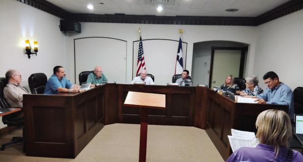 The citizens of Olney filled City Hall on Sept. 8 for the annual budget workshop. The budget, now posted online at the City’s website, will be approved at the Sept. 22 meeting. Photo by Gina Keating